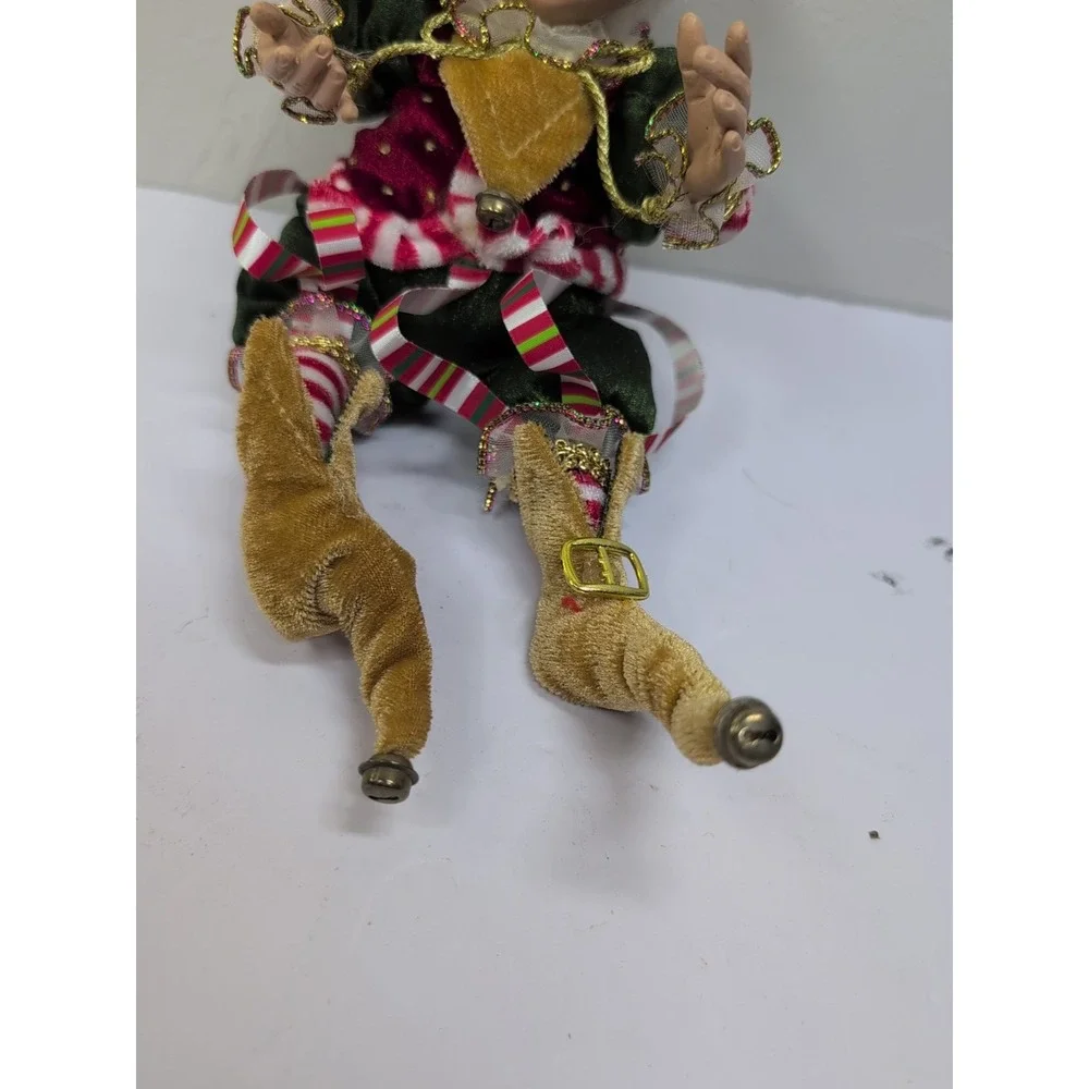 Elf Christmas Santa Elf  Poseable 16 In Christmas Tree Ornament Elf Decor Elves